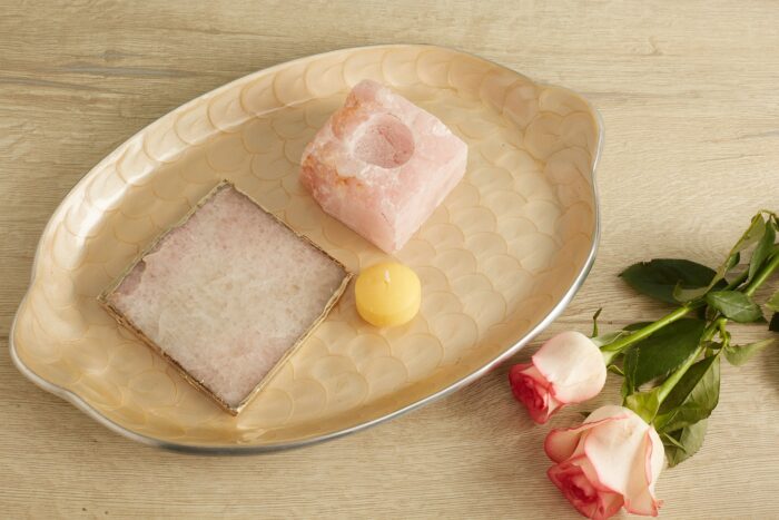 ORiGINS: Rose quartz was the earliest quartz known during the Assyrian and Roman Empires. It symbolises love and peace and was used for its healing and purifying properties.