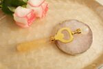 Yellow aventurine bottle opener