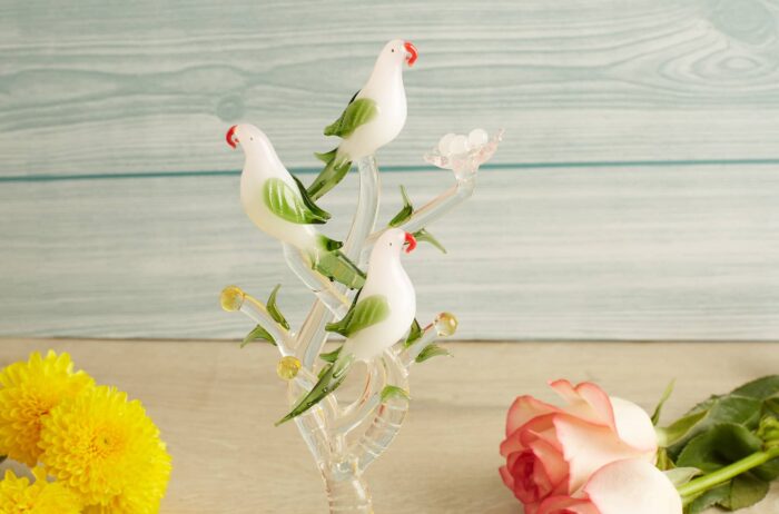 Glass birds figurine - Image 3