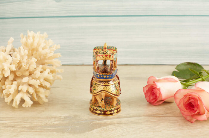 Rajasthani wooden elephant - Image 2