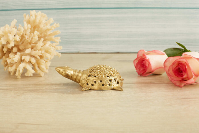 Dhokra tortoise paper weight - Image 2