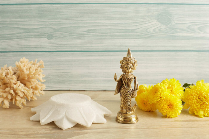 Dhokra art Saraswati - Image 3