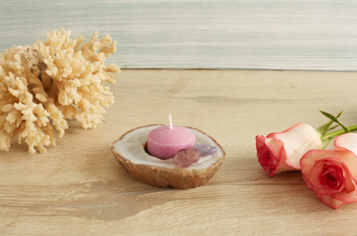 Agate candle holder - Image 4