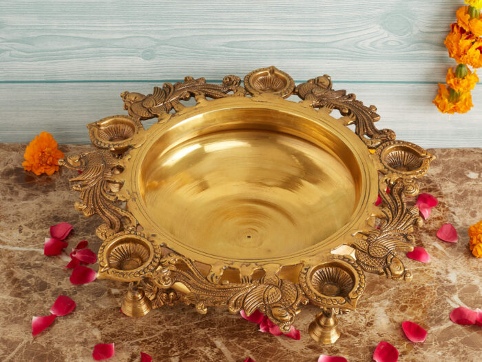 Antique brass Urli - Image 5