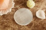 pearl selenite coaster