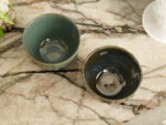 Olive green ombre snack bowls - Image 3