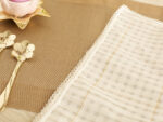 Ivory Chanderi table napkins