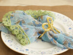 Sky blue kota table napkins - Image 3