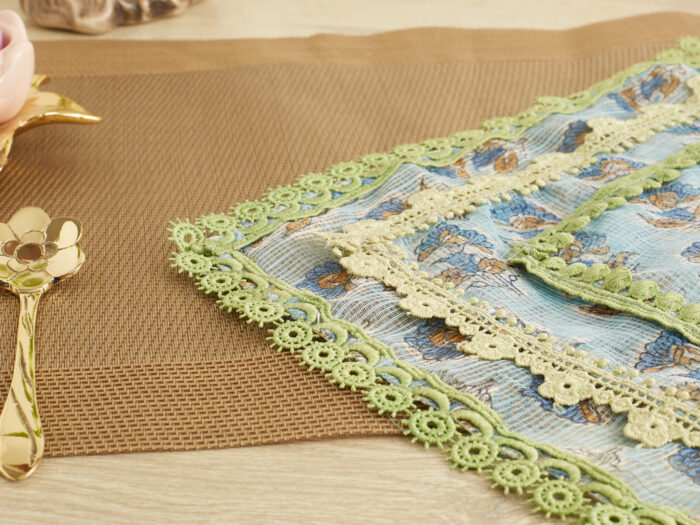 Sky blue kota table napkins - Image 2