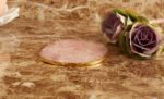 Rose quartz coasters A