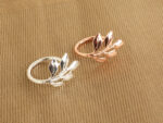 Silver Rose napkin rings