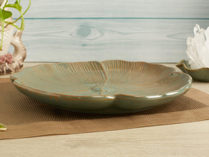 Ceramic flower plate - Image 3