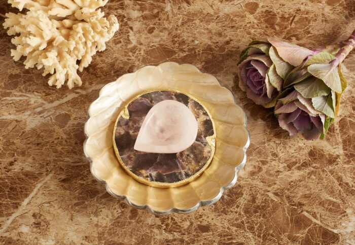 Rose quartz diya - Image 3