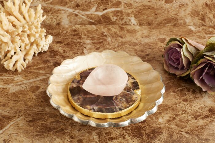 Rose quartz diya - Image 4