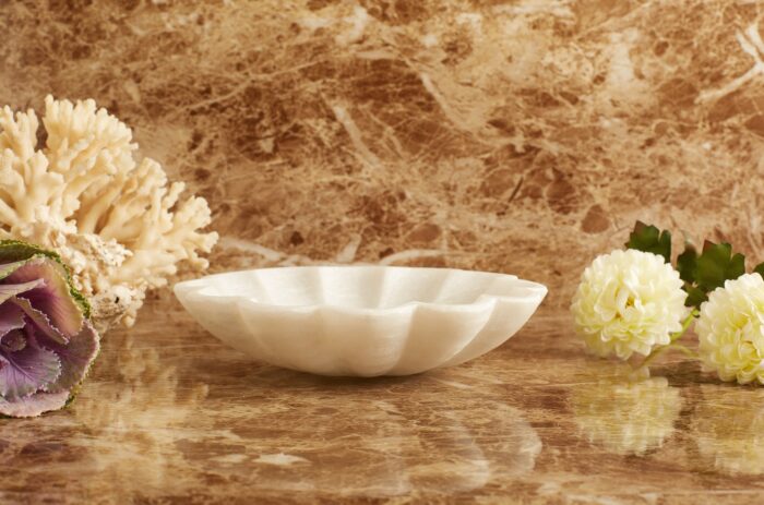 Marble flower bowl - Image 2