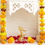 Antique brass peacock diya