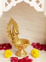 Antique Ganesha diya - Image 3