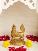 Kamadhenu on a lotus leaf - Image 2