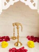 Parrot brass lamp - Image 2