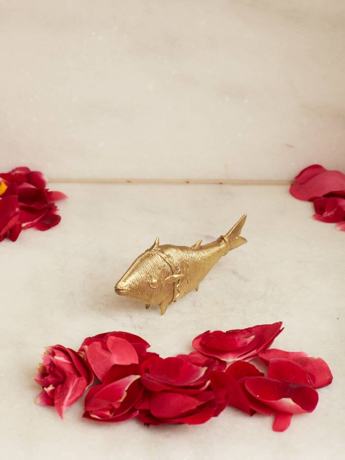 Dhokra fish paper weight - Image 3