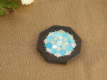 Ancient turquoise inlay coasters - Image 3