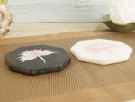 Lotus inlay coasters - Image 2
