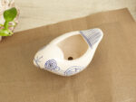 Ivory ceramic bird planter - Image 2