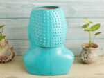 Teal Buddha Planter - Image 3