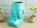 Teal Buddha Planter - Image 2