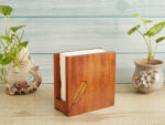 Mango wood napkin holder