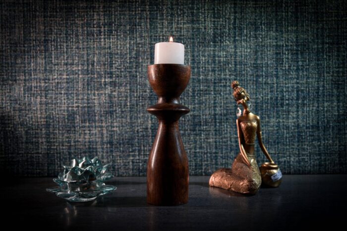 Sheesham wood candle holder - Image 7