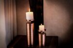 Rustic copper candle holders - Image 5