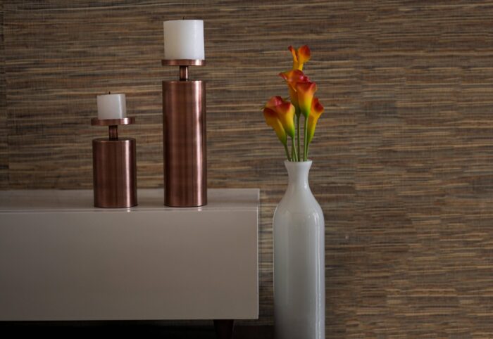 Rustic copper candle holders - Image 3