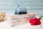 Ivory mother of pearl tissue box