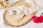 Pearl flower napkin rings - Image 2
