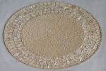 Round ivory beaded placemats - Image 2