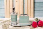 Enamelled bath set