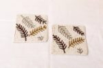 Gold ferns beaded placemats - Image 5