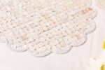 Ivory flower placemats - Image 4