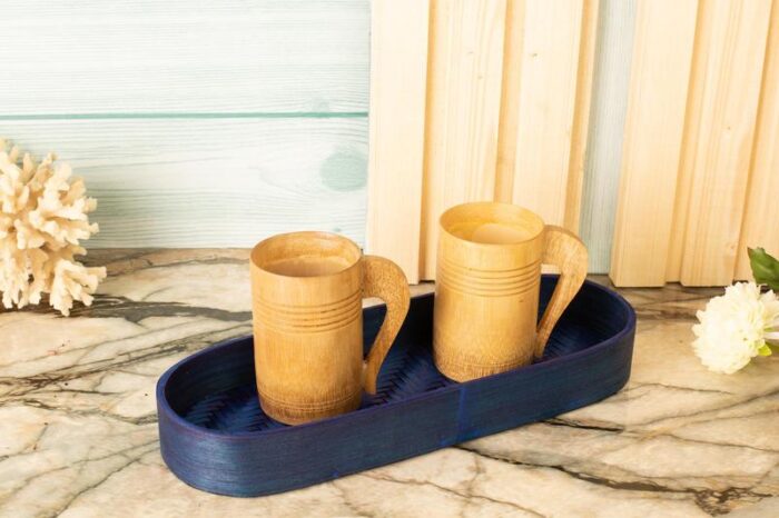 Natural bamboo shot glasses - Image 2