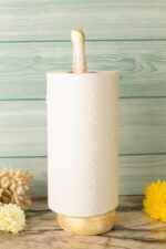 Wooden tissue roll holder - Image 4