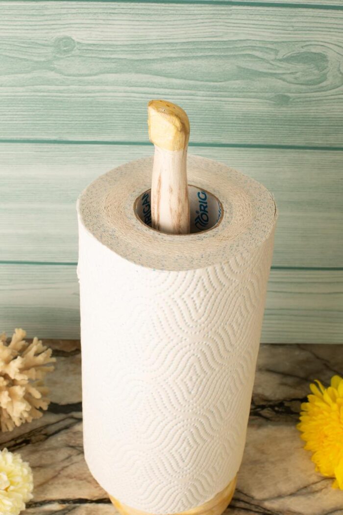 Wooden tissue roll holder - Image 3