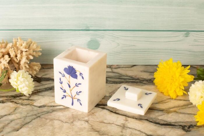 Marble inlay bath set - Image 4