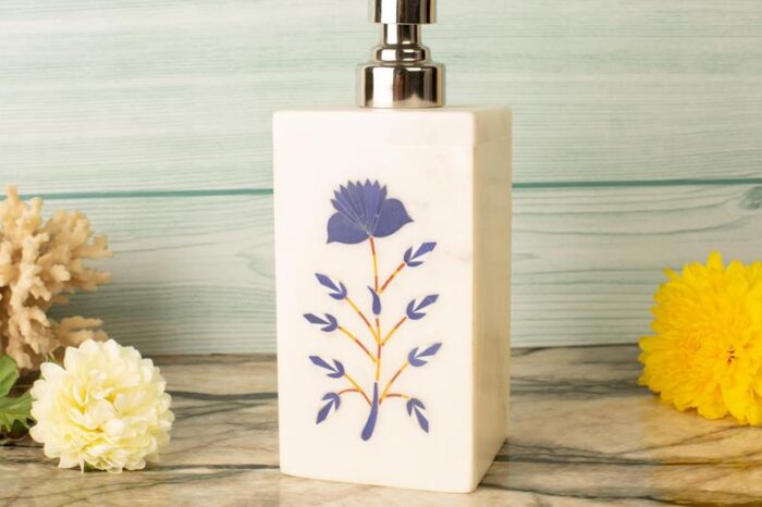 Marble inlay bath set - Image 3