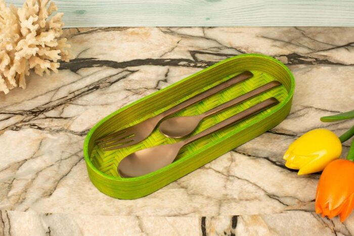 Rose gold cutlery set - Image 2