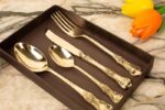 Brass cutlery set