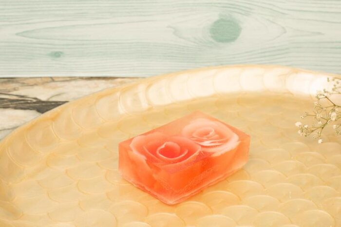 Floral natural soap set - Image 2