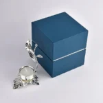 Silver candle holder