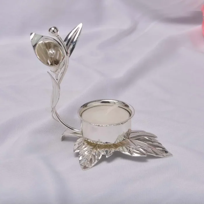 Silver candle holder - Image 2