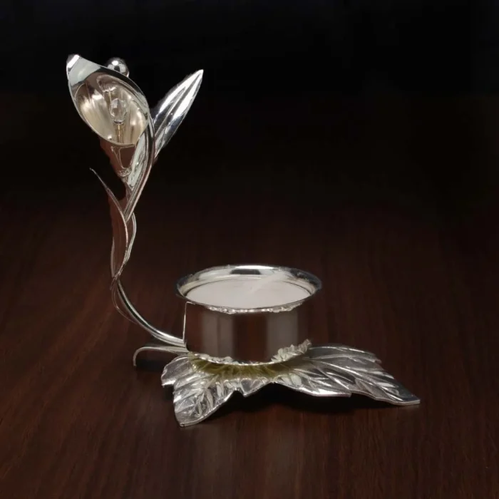 Silver candle holder - Image 7